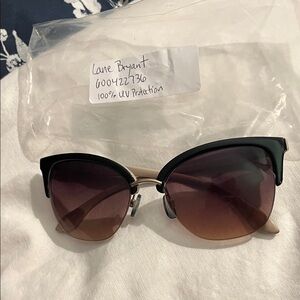 Lane Bryant Black and Tan Sunglasses